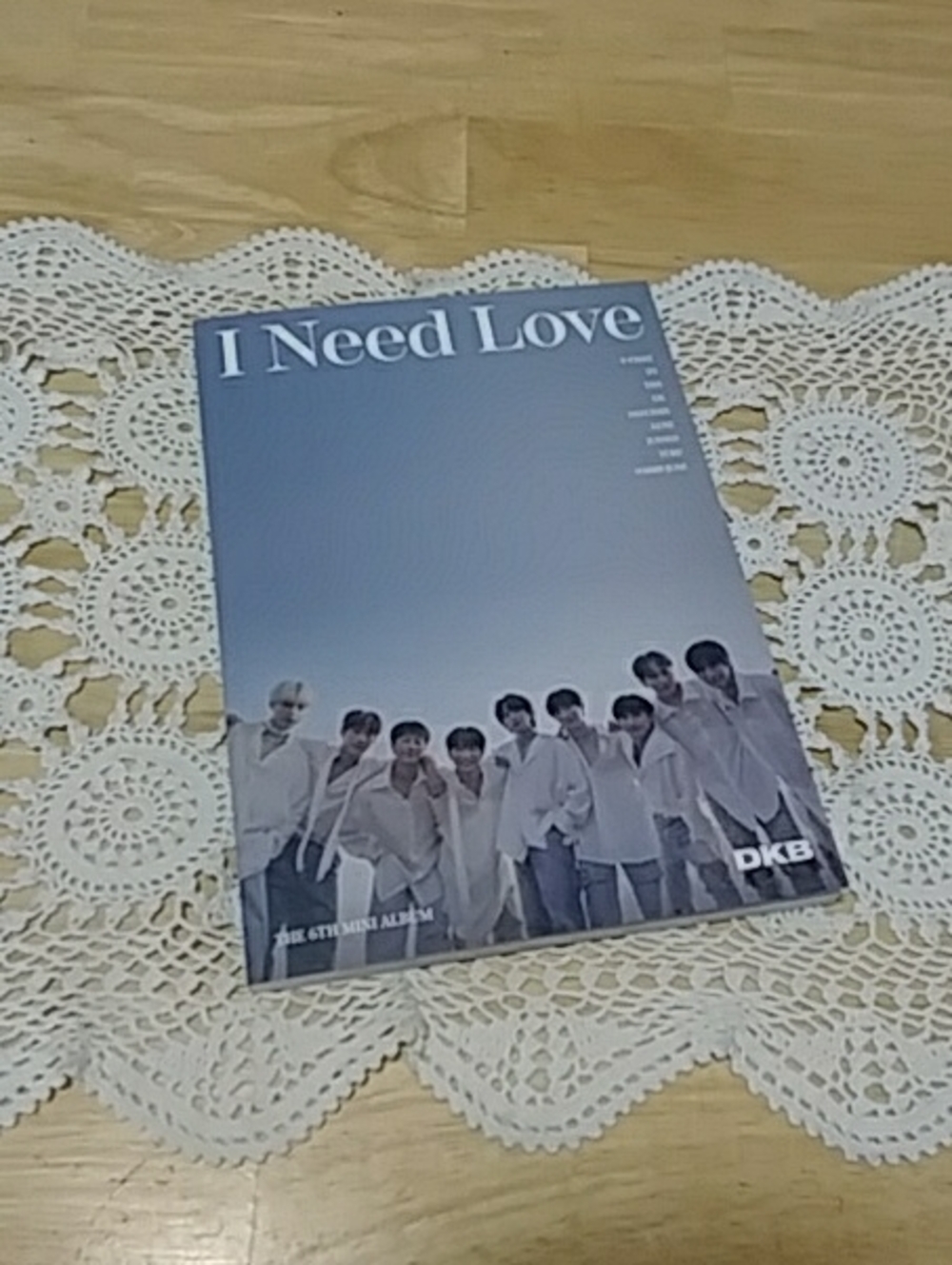 DKB, The 6th Mini Album, I need love K-pop Book with pics, CD